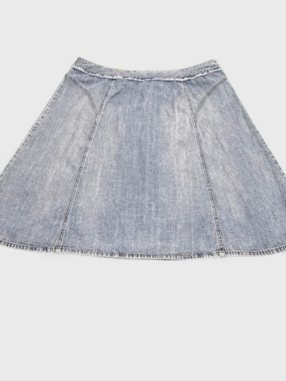 SIGRED OLSEN Vintage Y2K Distressed Denim A-Line Knee-Length Skirt 16W, BOHO - Picture 2 of 11
